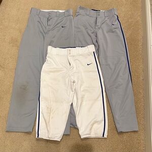 Nike youth baseball pants XL (lot of 3)